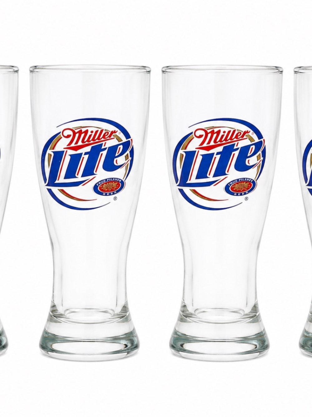 Miller Lite Mini Pilsner Shot Glass Set of 4